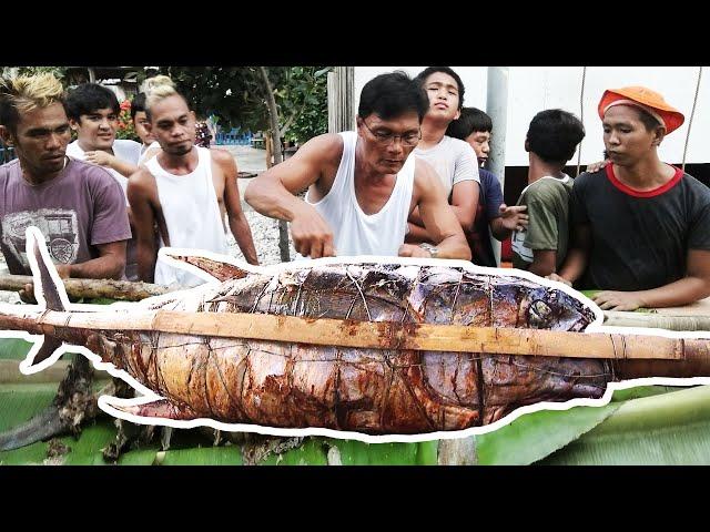 Giant Lechon Yellowfin Tuna | Delicious Roasted Tuna Fish | Huge Yellowfin Tuna Catch and Cook