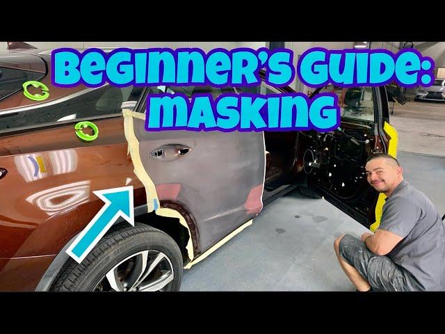 Car Painting: How to Mask a Car for Paint like a Pro!