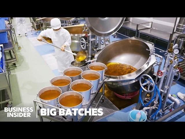 How A Japanese Megakitchen Prepares Thousands Of School Lunches Everyday | Big Batches