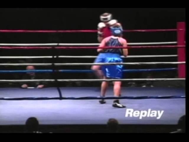 Susie Gras, LAPD vs Maria Bird, LA Co FD. (132lbs) 11-12-2005 Figh for Life Boxing Event