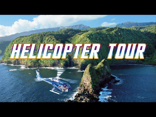 MAUI Helicopter Tour - NO DOORS!  WIDE OPEN!