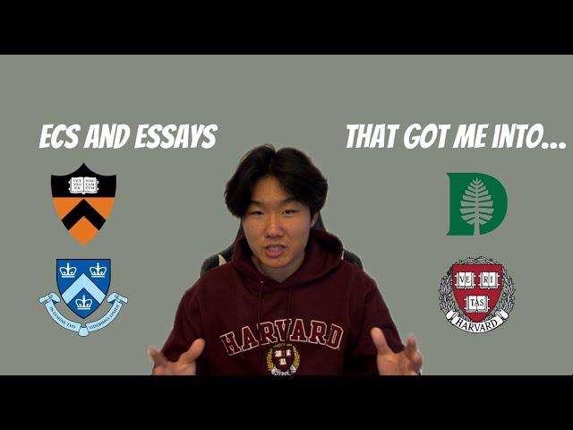 How I got into FOUR Ivy Leagues (Harvard, Princeton etc..)