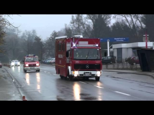 SEG DRK Weinheim + 2x RTW DRK + ELW 2 + MTW FF Rimbach in Birkenau bei SOGRO 50 Übung