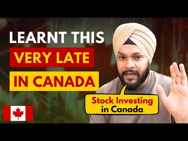 Learnt this very late in Canada | My Stock Portfolio | TFSA | ETFs | Investing in Canada