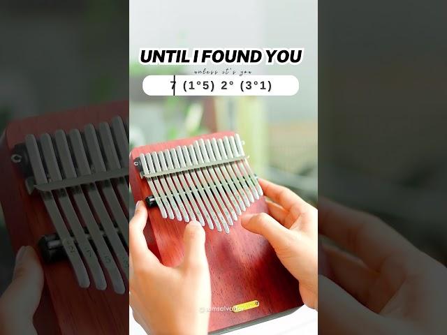 Until I Found You Kalimba Tutorial with Tabs