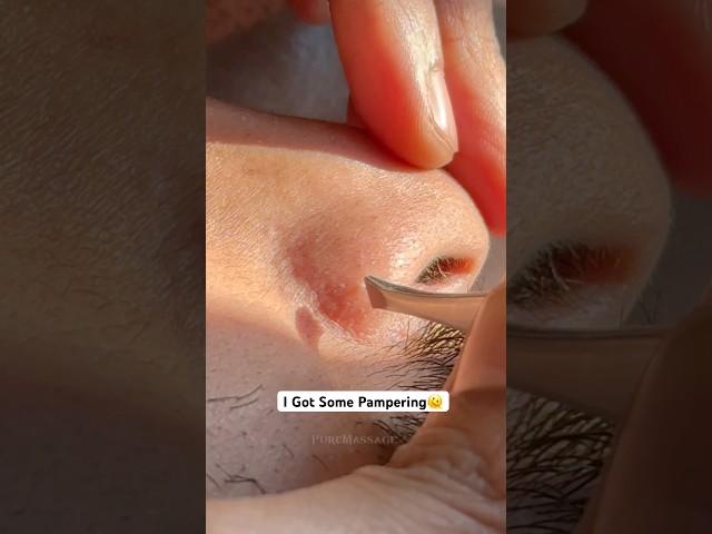 Oddly Satisfying Nose Hair Plucking – Watch Closely! PureMassage