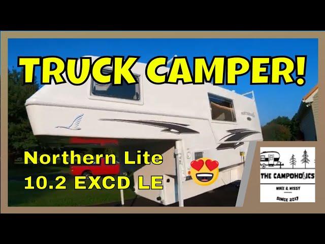 Truck Camper Tour - The Northern Lite 10.2 EXCD LE - Its Amazing!  