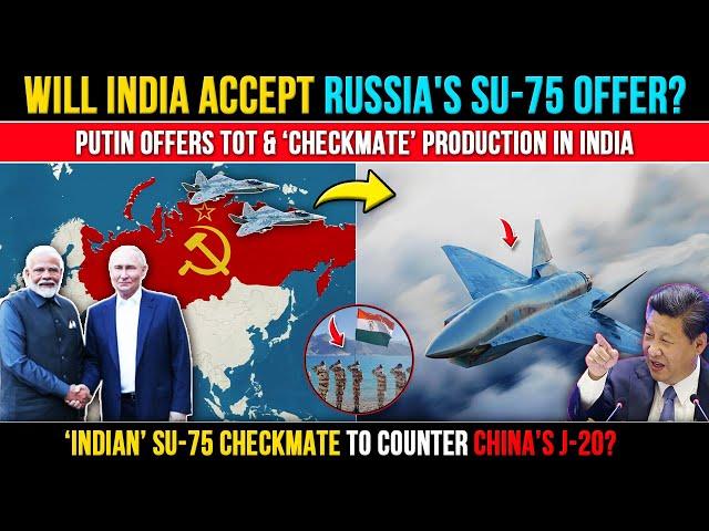 India vs China LAC Tensions : Indian Air Force Offered Su75 Stealth Fighter Jet