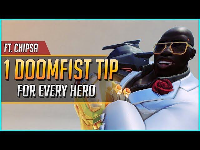 1 DOOMFIST TIP vs EVERY HERO ft. ChipSa (2019)