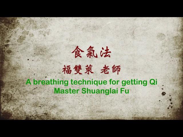 至一氣機養生修煉四法之一：食氣法 福雙萊老師 在菩提迦耶 A breathing technique for getting Qi, by Master Shuanglai Fu食氣法20200411