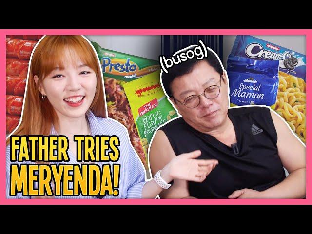 KOREAN FATHER TRIES PANCIT CANTON FOR THE FIRST TIME! | KOREAN LIVING IN THE PHILIPPINES/DASURI CHOI