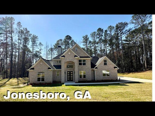 NEW CONSTRUCTION HOME SOUTH OF ATLANTA GA | 5 BEDS | 5 BATHS | 1.5 ACRE LAKE LAKE LOT