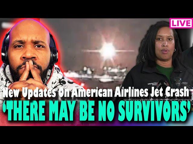 'THERE MAY BE NO SURVIVORS' Trump to Speak Officials Give Updates On Jet Crashing Into Helicopter