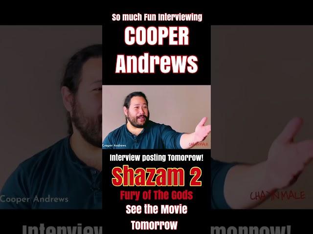 He’s Awesome in Shazam 2 Fury of The Gods! Cooper Andrews! #foryou #shazamfuryofthegods