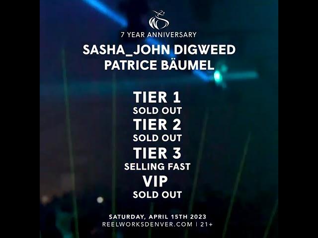 Sasha and John Digweed - Tickets Selling Fast for Whirling Dervish 7 yr Anniversary