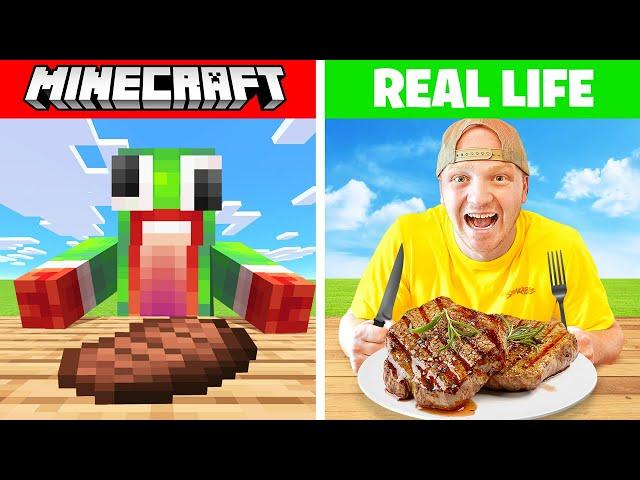 I Ate Every Minecraft Food In Real Life