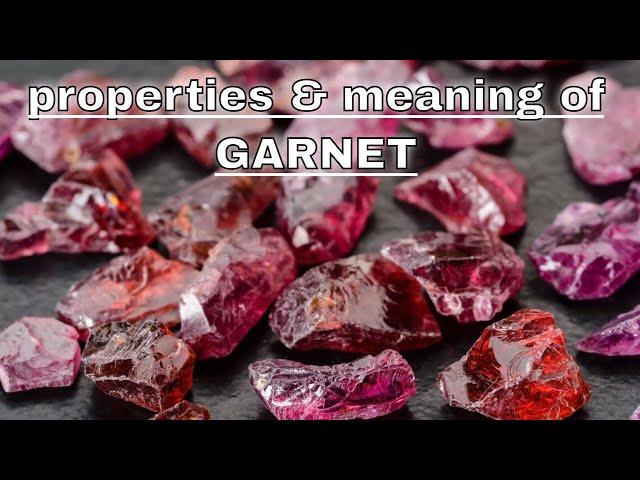 Garnet Meaning Benefits and Spiritual Properties