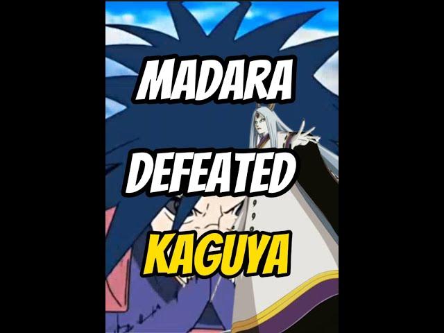 Madara defeated kaguya !#shorts #naruto #anime #madara #kaguya