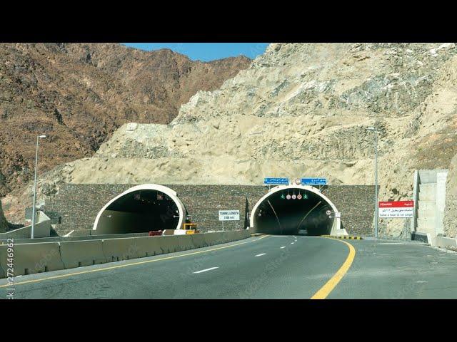 Khorfakkan Tunnels - Middle East Longest Tunnel ##travel ##travelvlog