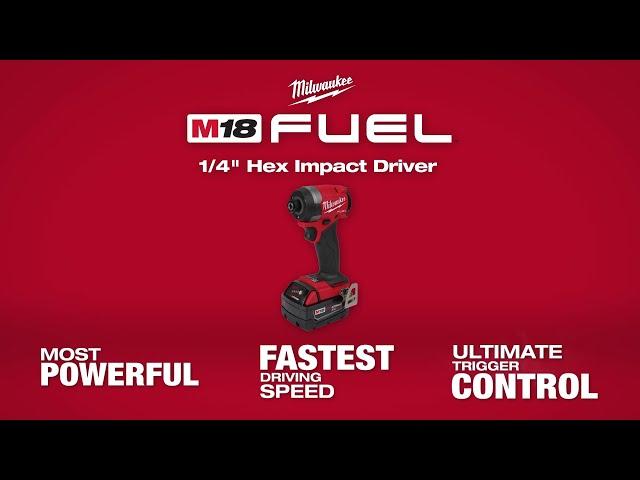 Milwaukee® M18 FUEL™ 1/4" Hex Impact Driver