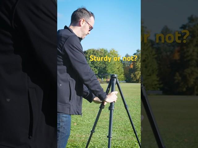 Is This Travel Tripod Actually Sturdy?  #peakdesign #tripod #cameragear