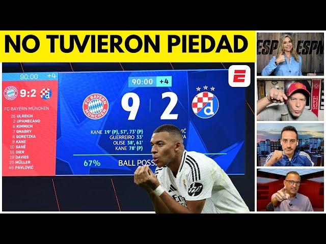 GOLEADA HISTÓRICA de BAYERN MUNICH al DINAMO no lo hace MÁS FAVORITO que REAL MADRID | Exclusivos