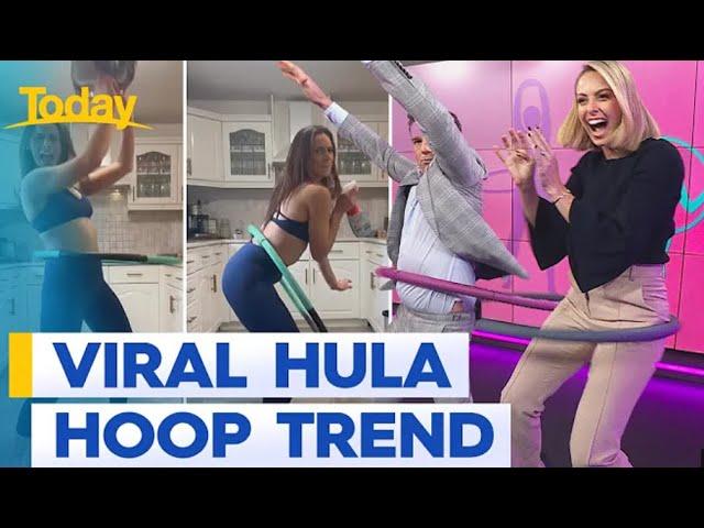 HULA HOOPING LIVE ON TODAY SHOW AUSTRALIA