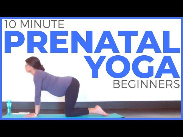 10 minute PRENATAL YOGA for Beginners (Safe for ALL Trimesters)