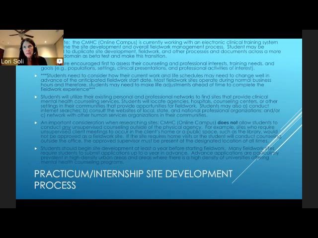 Fieldwork Development Process Revisions Spring 2017