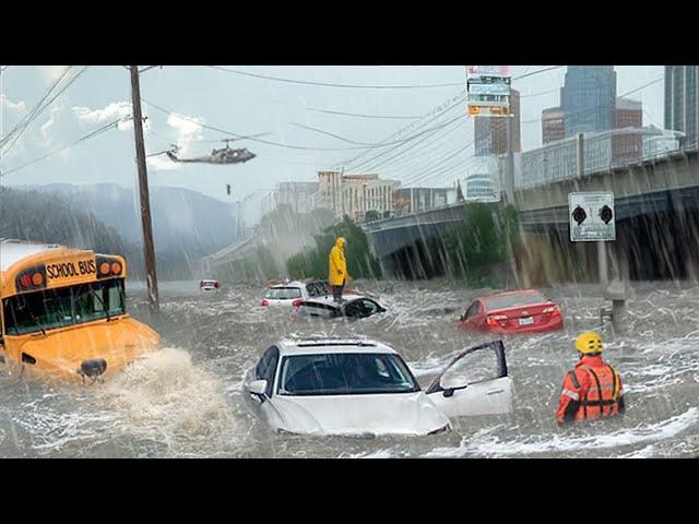 Chaos in USA! Massive Flash Flood in Tennessee, Washed Away Homes and Cars