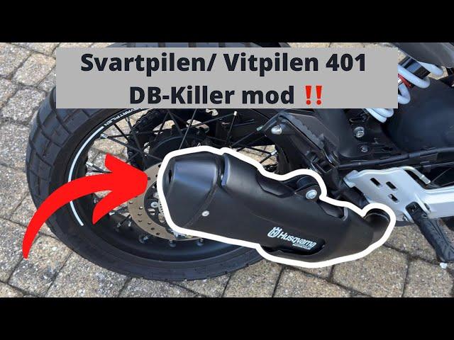 [HOW TO] Svartpilen / Vitpilen 401 DB-Killer mod - SOUND!