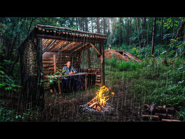 STUCK IN A HOUSE UNDERGROUND - FINISHED THE GAZEBO | WINTER IS COMING