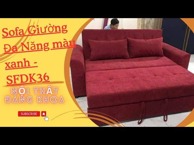 Sofa Giường Đa Năng màu nâu – SFDK37 - SFDK36 | Nội thất Đăng Khoa