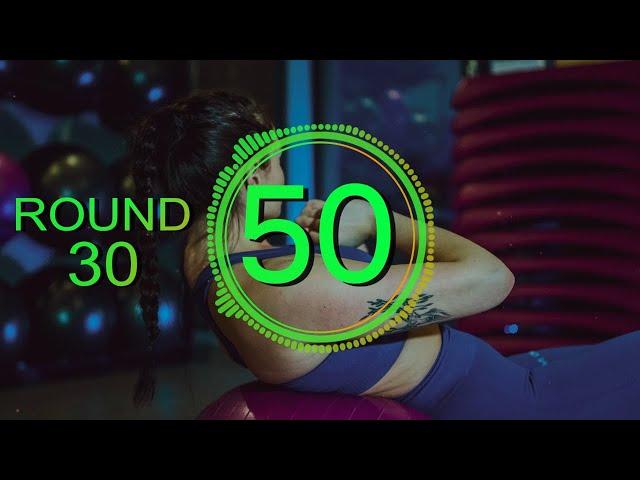 HIIT Workout Timer With Music - 50/10 Interval Timer TABATA