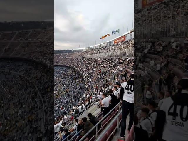 Frankfurt Fans welcoming Ter Stegen at Camp Nou | Barca keeper booed in home stadium