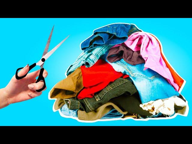 TRANSFORMAÇÕES INCRÍVEIS! MANEIRAS CRIATIVAS DE REUTILIZAR ROUPAS VELHAS | IDER ALVES