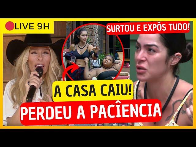 EITA! Luana EXPÕE Gizelly e Flora para Sacha que se REVOLTA! Galisteu PERDE A PACIÊNCIA ao vivo!