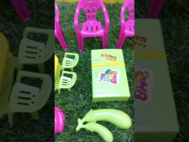 Toy Kitchen Set with Doll Chair, Best kitchen toys #shorts