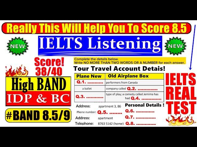 IELTS LISTENING PRACTICE TEST 2024 WITH ANSWERS | 24.09.2024