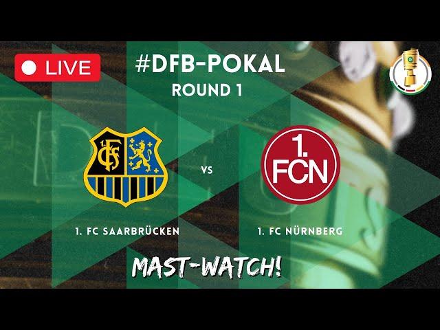 DFB POKAL 2024/25 -  FC Saarbrücken vs FC Nürnberg I LIVE MATCH I ROUND 1