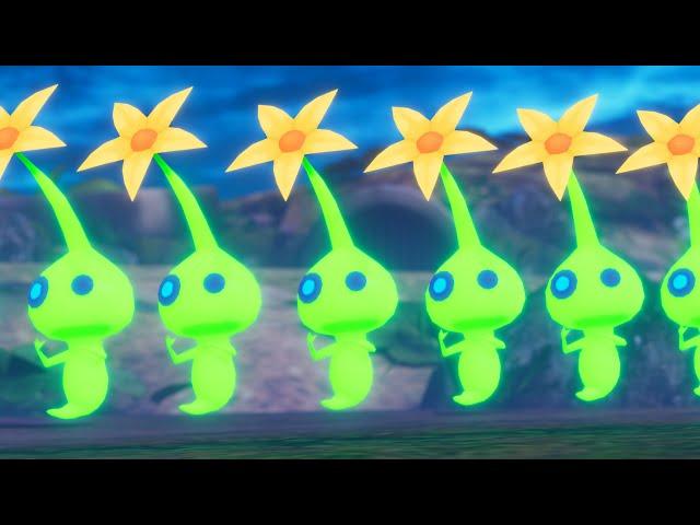 Glow Pikmin Dance to Gangnam Style