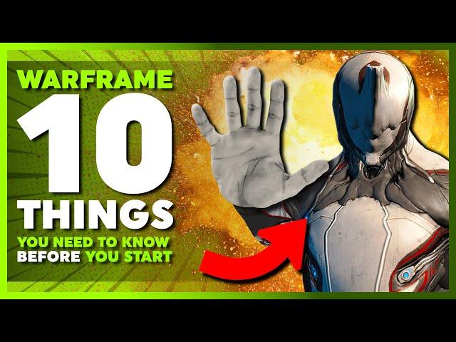 WARFRAME: 10 TIPS I wish I knew BEFORE I started...