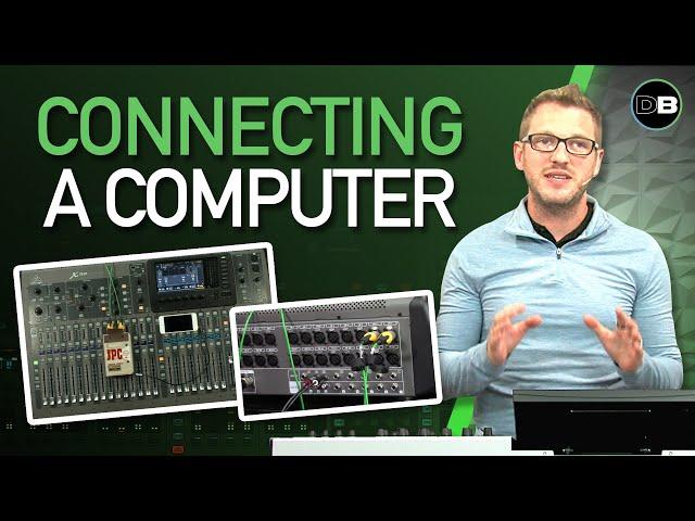 How To: Connecting a Computer to the Behringer X32