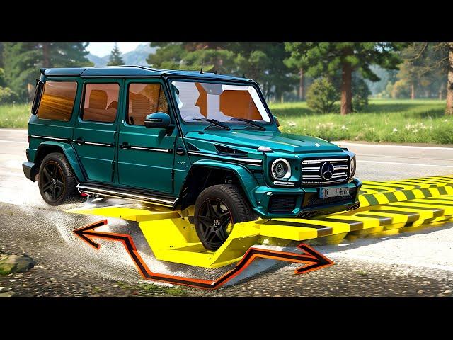 Cars vs Upside Down Speed Bumps - BeamNG Drive -  ULTIMATE Edition Compilation