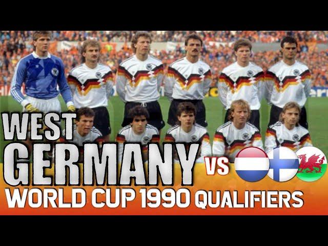 West Germany World Cup 1990 Qualification All Matches Highlights | Road to Italy