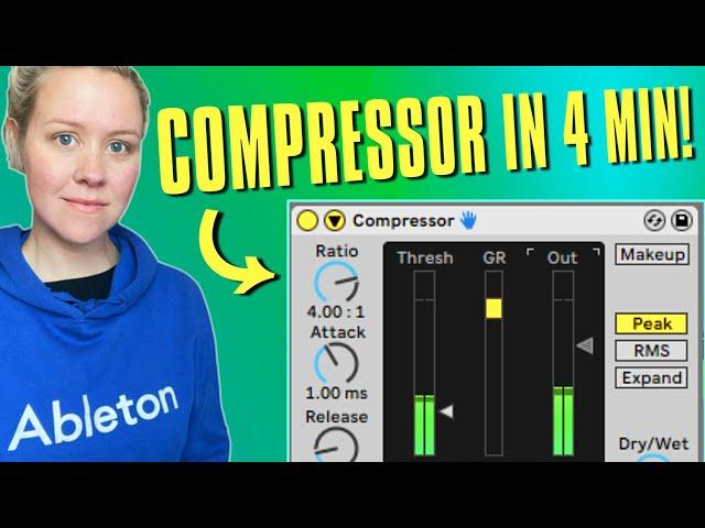 Learn Compressor In 4 min • Ableton Live