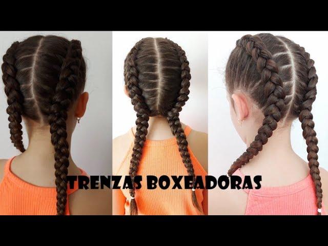 TRENZAS BOXEADORA | como hacer unas MAGNÍFICAS trenzas boxeadora PASO A PASO | @lidiaruless