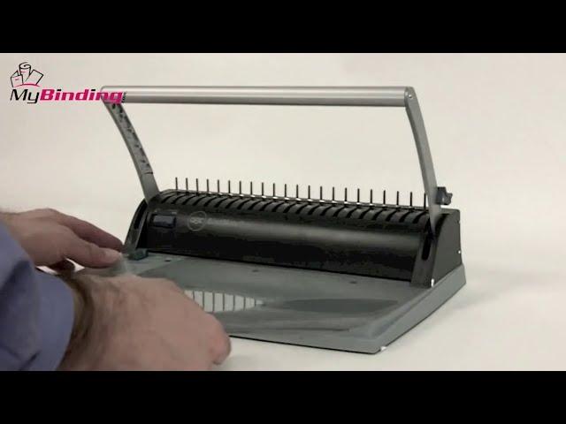 GBC BindMate Manual Comb Binding Machine Demo