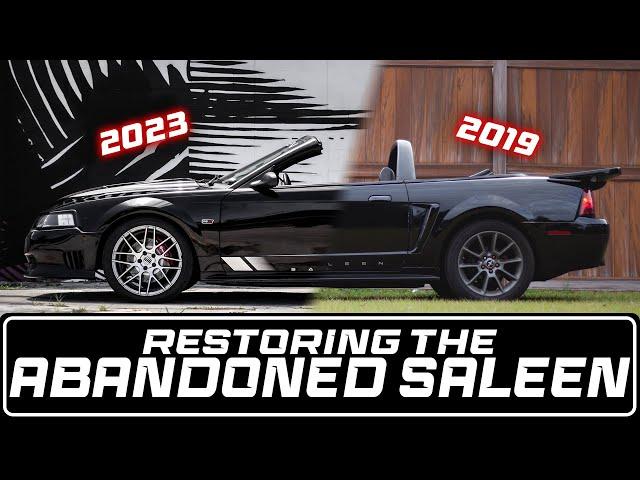 Restoring an ABANDONED '99 SALEEN MUSTANG in 15 Minutes!