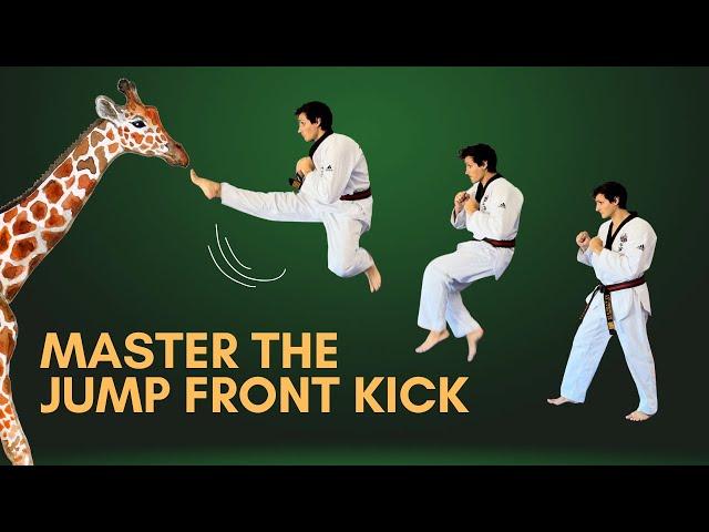 Master the Jump Front Kick (Scissor Kick)